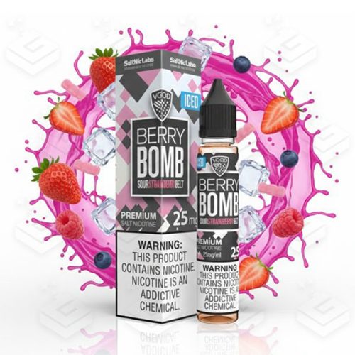 سالت بمب توت فرنگی یخ کمپانی ویگاد | VGOD Iced Berry Bomb SaltNic 30ml