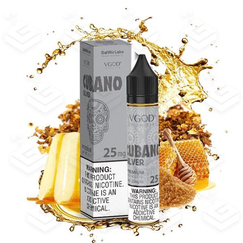 سالت سیگار کوبایی (کوبانو سیلور) کمپانی ویگاد | VGOD Cubano Silver SaltNic 30ml