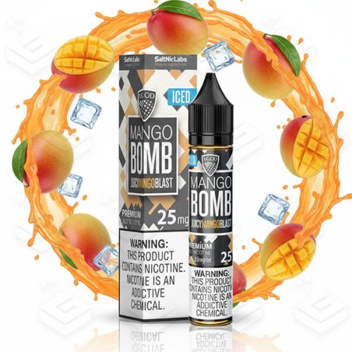 سالت بمب انبه یخ کمپانی ویگاد | VGOD Iced Mango Bomb SaltNic 30ml