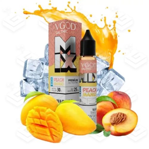 سالت سری جدید هلو انبه یخ کمپانی ویگاد | VGOD MIX Peach Mango Ice SaltNic 30ml