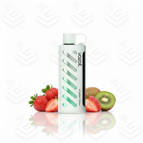 ویپ یکبار مصرف توتفرنگی کیوی 25000 پاف وزول(باتری قابل شارژ) | VOZOL GEAR SHISHA 25000 Puffs Disposable Vape - Strawberry Kiwi